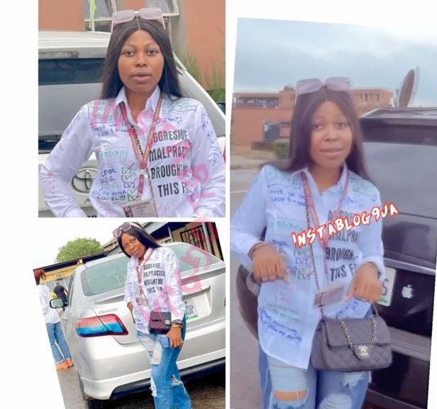 Lady who used aggressive malpractice to graduate