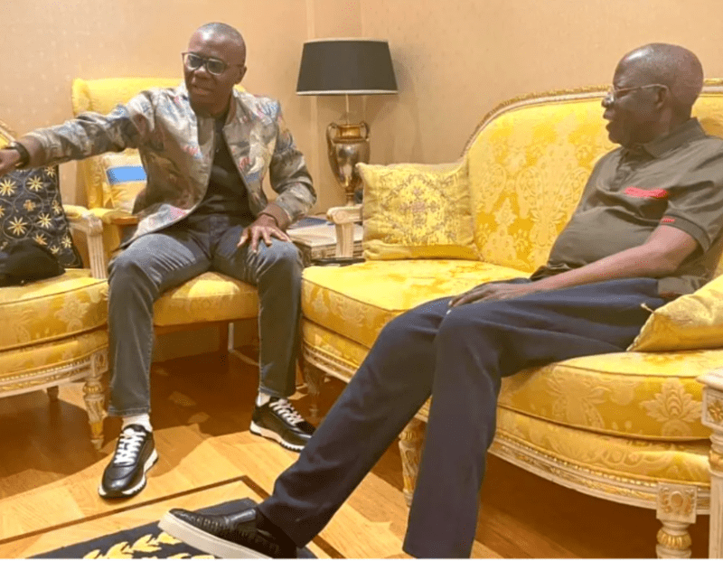 Sanwo-olu meet Tinubu in London