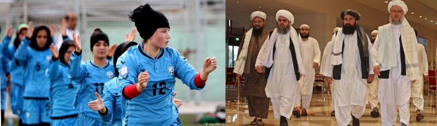 Talibans and Female Footballers