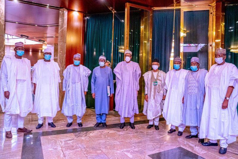 President Buhari and Northern Governors