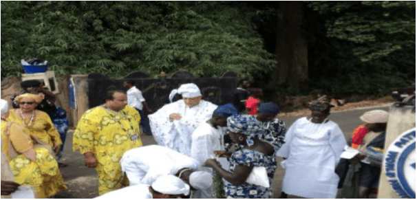 Foreign pilgrims as Osun-Osogbo Festival