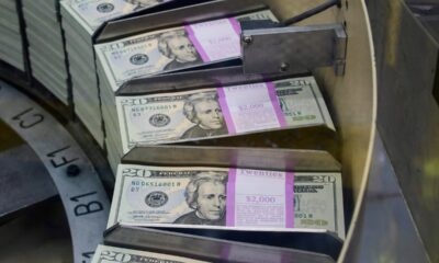 picture of printing money, or a picture of cash