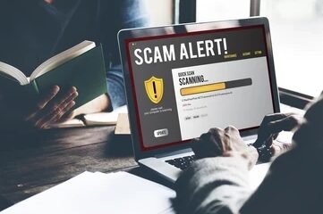 Scam alert notification