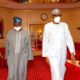Buhari and Tinubu in Aso Rock