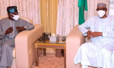 Buhari and Tinubu in Aso Rock