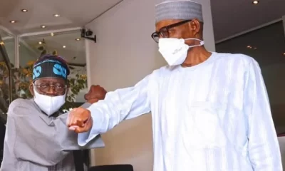 Buhari and Tinubu in Aso Rock