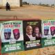 Campaign posters for Atiku