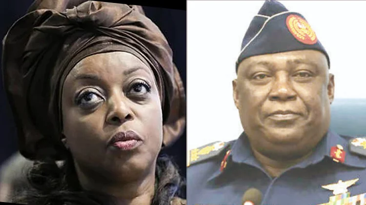 Diezani Alison-Madueke and the late Alex Badeh