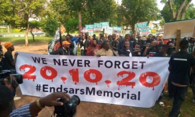 #EndSARS memorial