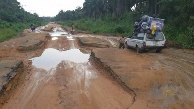 Adamawa bad road