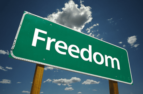 freedom sign