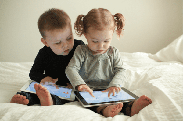Kids on ipad