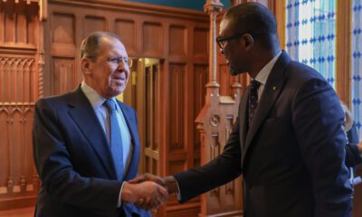 Sergey Lavrov and Abdoulaye Diop