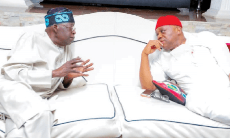 Tinubu and Orji Uzor Kalu