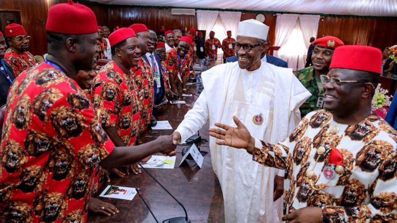 Muhammadu Buhari and the Igbo leaders
