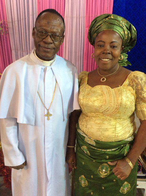 V. E. Arikoro and his wife