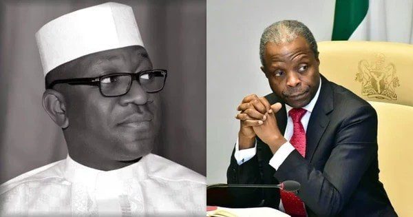 Abdulmumin Jubril and Osinbajo