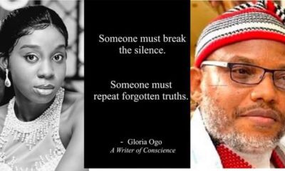 Gloria Ogo and Nnamdi Kanu