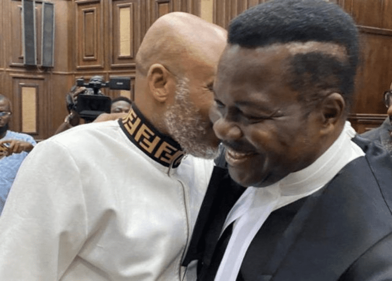 Nnamdi Kanu and Mike Ozekhome