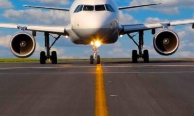 Picture of a plane on tarmac