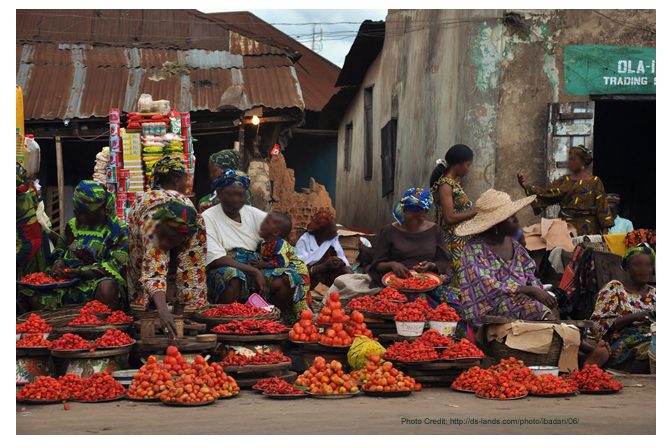 picture of a rural market