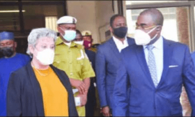 US Ambassador Mary Beth Leonard Buba Marwa, CEO of the NDLEA