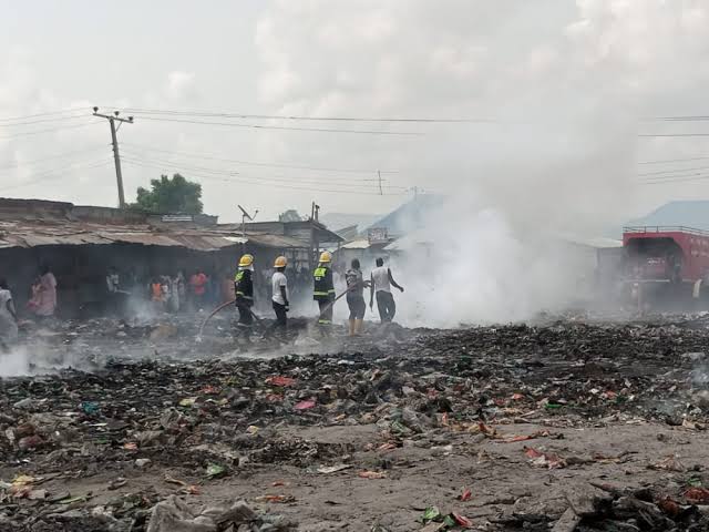 Karimo market fire