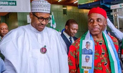 Buhari and Rotimi Amaechi