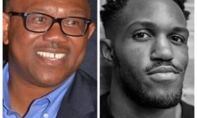 Peter Obi and his son