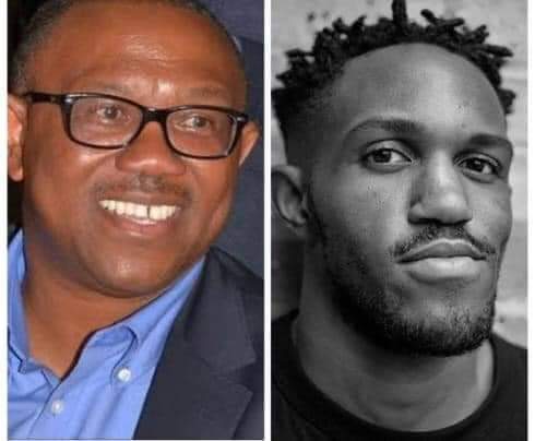 Peter Obi and his son