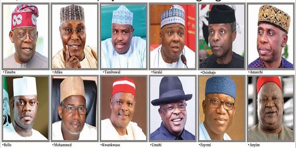 Nigerian politicians for 2023 presidency