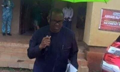 Peter Obi in Onitsha tax office