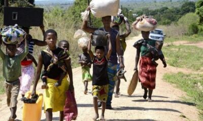 People fleeing Cabo Delgado, Mozambique
