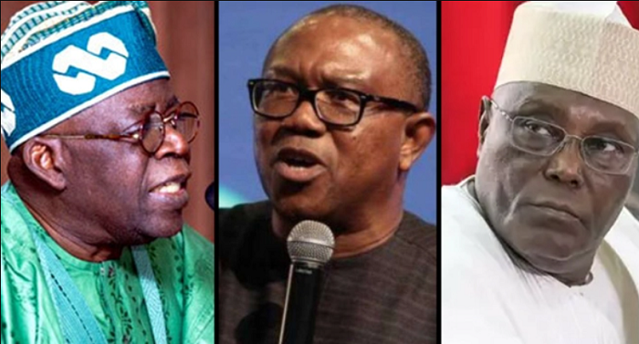 Peter Obi Tinubu and Atiku
