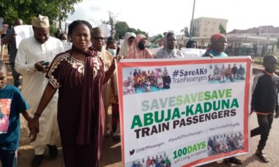 Abuja Kaduna Train victims protest