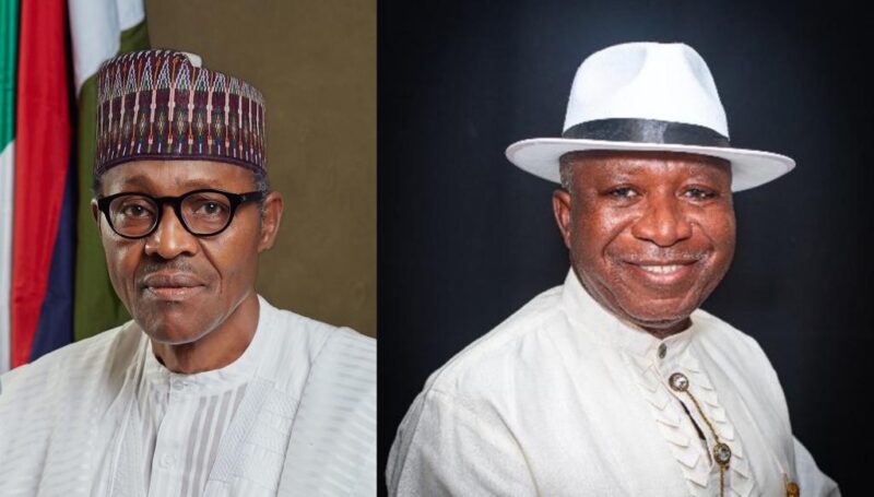 Buhari and Colonel Milland Dixon Dikio