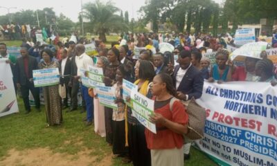Christians protest Muslim-Muslim in Aso Rock