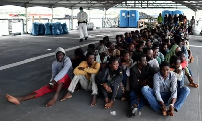Migrating Nigerians rescued from the Mediterranean