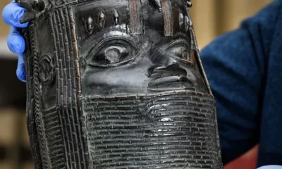 Oba's Head The Benin Bronze returned to Nigeria by the University of Aberdeen