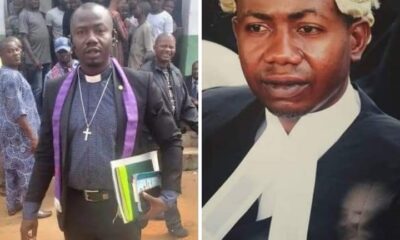 Man dresses as a priest to court