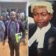 Man dresses as a priest to court