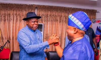 Senator Douye Diri and Adeleke