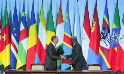 Sergei Lavrov, Moussa Faki Mahamat (AU)