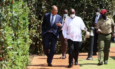 Sergey Lavrov and Yoweri Museveni. July 26, 2022