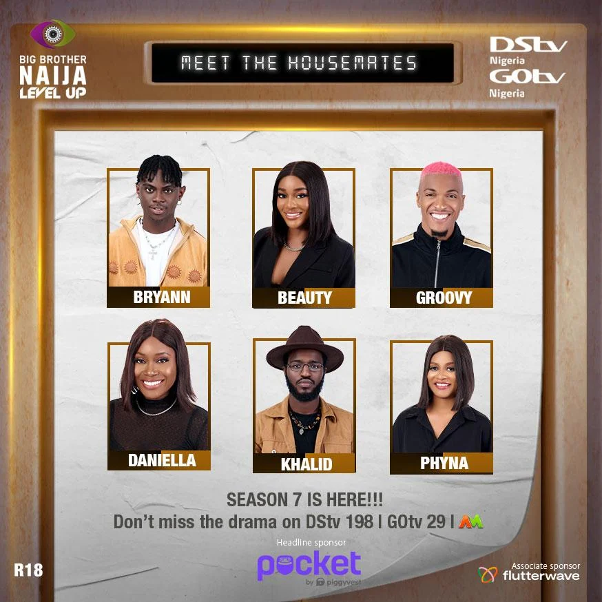 Some BBNaija season 7 housemates