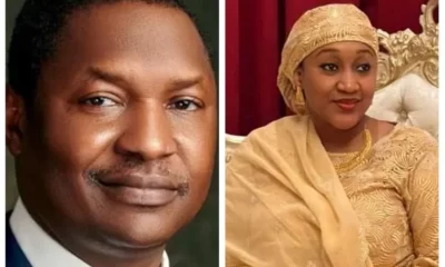 Malami and New wiffe Buhari's daughter