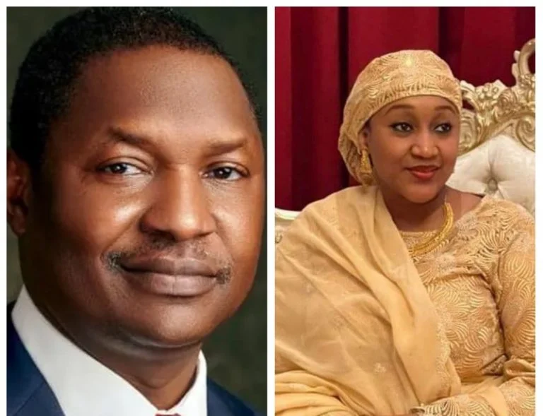 Malami and New wiffe Buhari's daughter