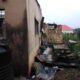 Burnt INEC office