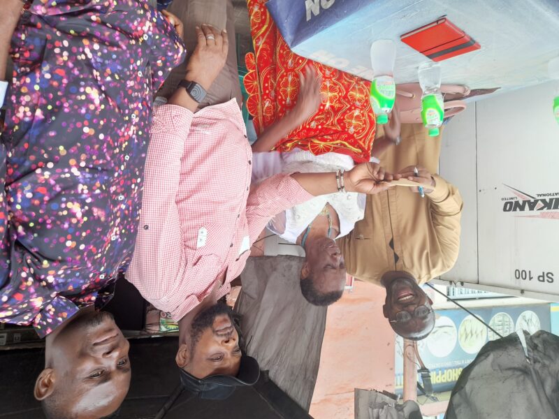 Leo Igwe and the community people