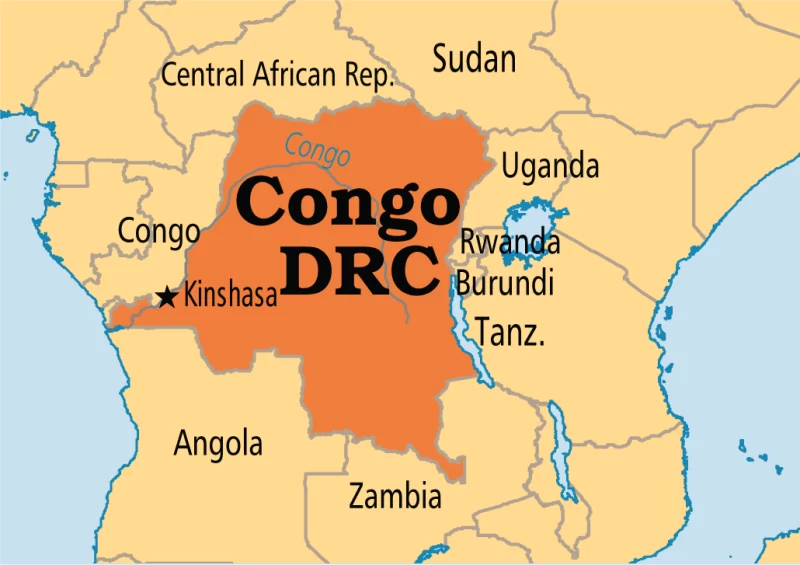 Dr Congo Map